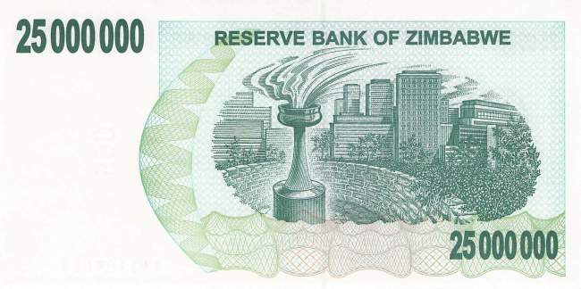 25 Million Dollars Zimbabwe p.56 2008